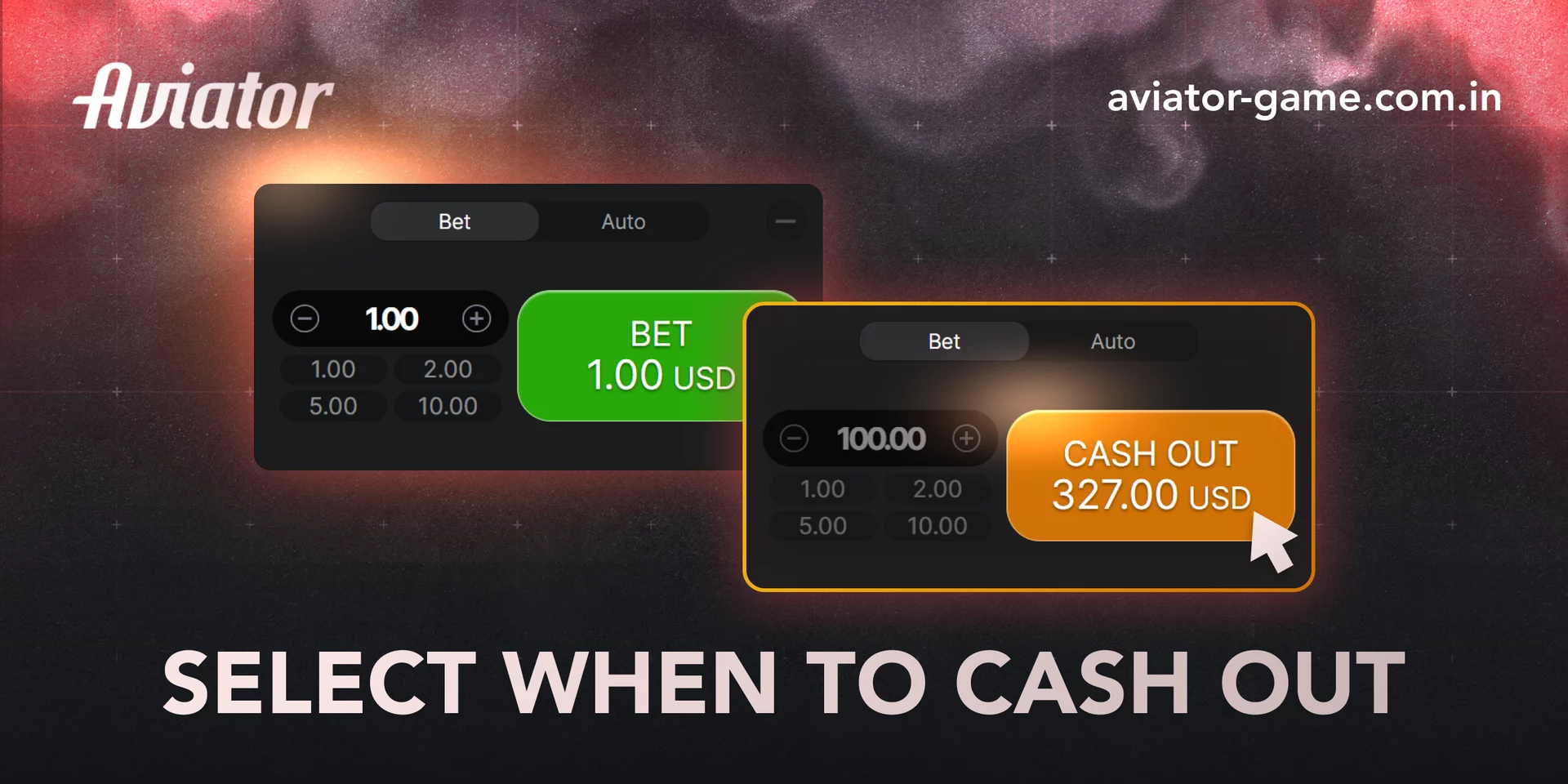 aviator cashout